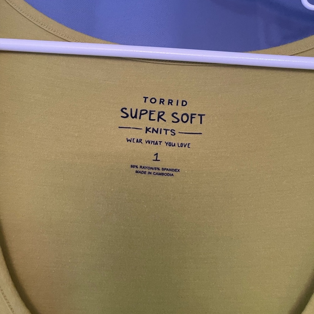 Used super soft torrid tank top